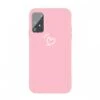 Coque Silicone Galaxy S10 Lite Et A91 Petit Cœur Rose