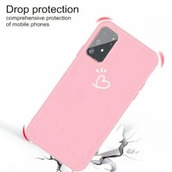 Coque Silicone Galaxy S10 Lite Et A91 Petit Cœur Rose -All For Phone Magasin coque galaxy a91 frac3962 2