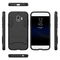 Coque Antichoc Galaxy J2 Pro 2018 Cool Guard Noir -All For Phone Magasin coque galaxy j2 pro 2018 frac2720 8