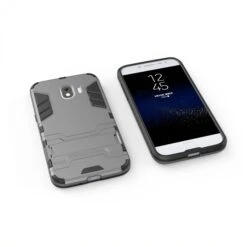 Coque Antichoc Galaxy J2 Pro 2018 Cool Guard Gris -All For Phone Magasin coque galaxy j2 pro 2018 frac2722 2
