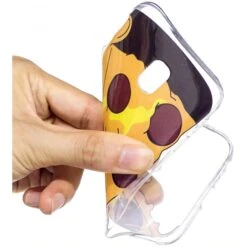 Coque Silicone Galaxy J3 2017 / J3 Pro Pizza Jaune -All For Phone Magasin coque galaxy j3 2017 frac2169 4