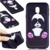 Coque Silicone Samsung Galaxy J3 2017 Lovely Panda Noir -All For Phone Magasin coque galaxy j3 2017 frac2420