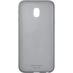 Coque Galaxy J3 2017 Jelly Cover Noir Samsung Officiel EF-AJ330 -All For Phone Magasin coque galaxy j3 2017 frac3297 2