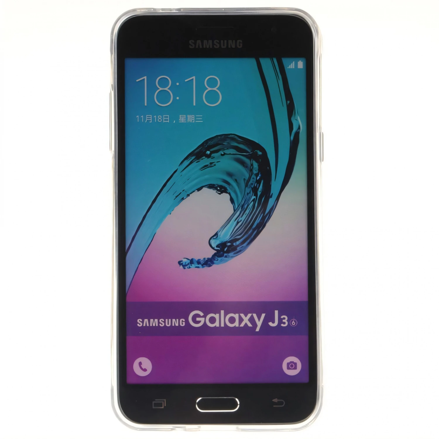 Coque Silicone Galaxy J3 / Galaxy J3 2016 Gouttes D'eau Gris 4 Coque Silicone Galaxy J3 / Galaxy J3 2016 Gouttes D'eau Gris – Image 2