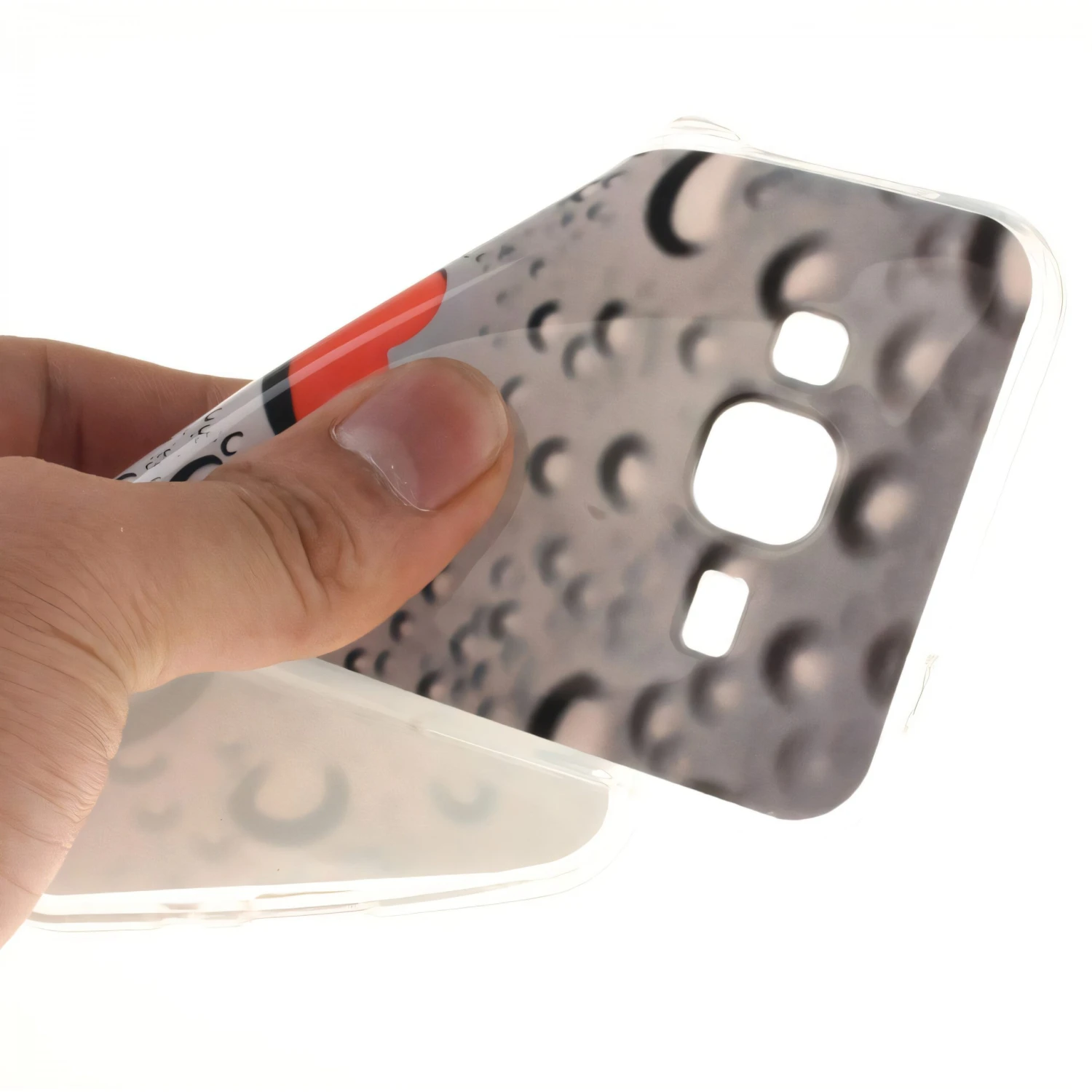 Coque Silicone Galaxy J3 / Galaxy J3 2016 Gouttes D'eau Gris 8 Coque Silicone Galaxy J3 / Galaxy J3 2016 Gouttes D'eau Gris – Image 6