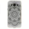 Coque Silicone Galaxy J3 / Galaxy J3 2016 Mandala Blanc -All For Phone Magasin coque galaxy j3 frac2376