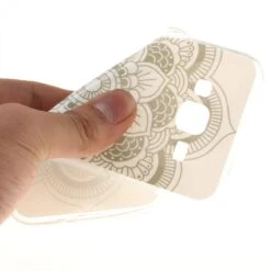 Coque Silicone Galaxy J3 / Galaxy J3 2016 Mandala Blanc -All For Phone Magasin coque galaxy j3 frac2376 5