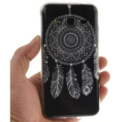 Coque Silicone Galaxy J3 / Galaxy J3 2016 Dreamcatcher Noir -All For Phone Magasin coque galaxy j3 frac2377 4