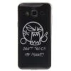 Coque Silicone Galaxy J3 / Galaxy J3 2016 Colérique Noir -All For Phone Magasin coque galaxy j3 frac2378