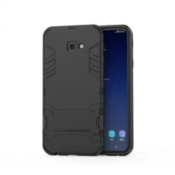 Coque Antichoc Galaxy J4 Plus Avec Petit Support Cool Guard Noir -All For Phone Magasin coque galaxy j4 plus frac2785 1