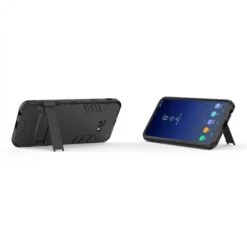 Coque Antichoc Galaxy J4 Plus Avec Petit Support Cool Guard Noir -All For Phone Magasin coque galaxy j4 plus frac2785 7