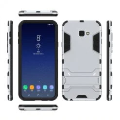 Coque Antichoc Galaxy J4 Plus Avec Petit Support Cool Guard Argent -All For Phone Magasin coque galaxy j4 plus frac2786 3