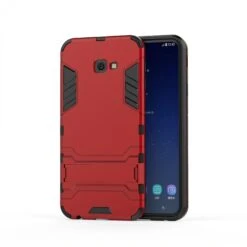 Coque Antichoc Galaxy J4 Plus Avec Petit Support Cool Guard Rouge -All For Phone Magasin coque galaxy j4 plus frac2787 1