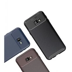 Coque Antichoc Galaxy J4 Plus - Style Fibre De Carbone Noir -All For Phone Magasin coque galaxy j4 plus frac4103 1