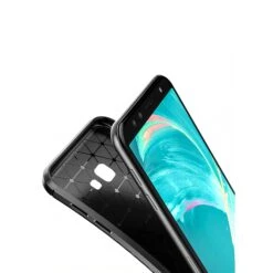 Coque Antichoc Galaxy J4 Plus - Style Fibre De Carbone Noir -All For Phone Magasin coque galaxy j4 plus frac4103 7
