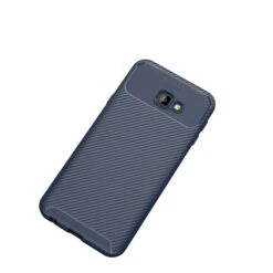 Coque Antichoc Galaxy J4 Plus - Style Fibre De Carbone Bleu Foncé -All For Phone Magasin coque galaxy j4 plus frac4104 1