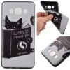 Coque Silicone Galaxy J5 2016 Cat Reading Blanc -All For Phone Magasin coque galaxy j5 2016 frac2359