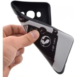 Coque Silicone Galaxy J5 2016 Cat Reading Blanc -All For Phone Magasin coque galaxy j5 2016 frac2359 4