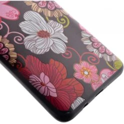 Coque Silicone Galaxy J5 2016 Fleurs Noir -All For Phone Magasin coque galaxy j5 2016 frac2360 2