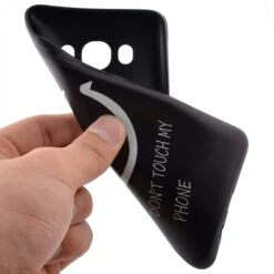 Coque Silicone Galaxy J5 2016 Smiling Face Noir -All For Phone Magasin coque galaxy j5 2016 frac2361 4