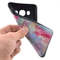 Coque Silicone Galaxy J5 2016 Lotus Bleu -All For Phone Magasin coque galaxy j5 2016 frac2363 4