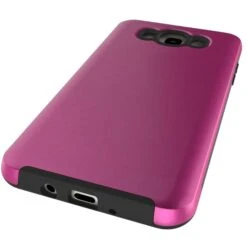 Coque Silicone Galaxy J5 2016 Antichoc 2 En 1 Fushia -All For Phone Magasin coque galaxy j5 2016 frac2387 3