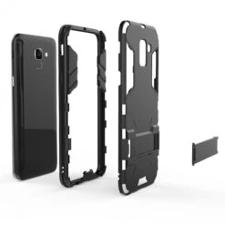 Coque Antichoc Galaxy J6 2018 Cool Guard Noir -All For Phone Magasin coque galaxy j6 2018 frac2741 5