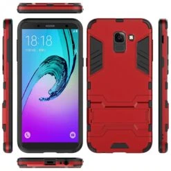 Coque Antichoc Galaxy J6 2018 Cool Guard Rouge -All For Phone Magasin coque galaxy j6 2018 frac2743 3