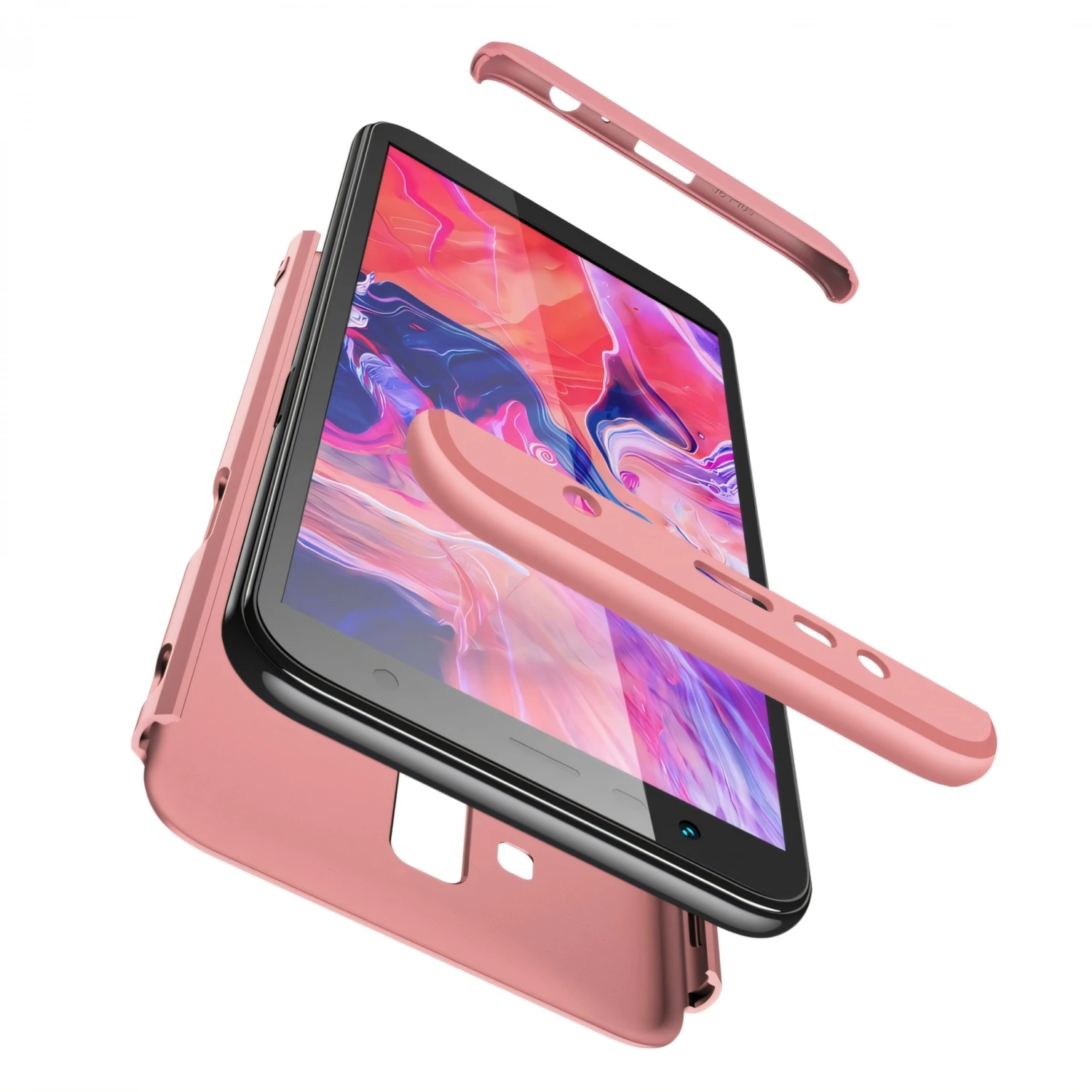 Coque Détachable Galaxy J6 Plus GKK Rose 5 Coque Détachable Galaxy J6 Plus GKK Rose – Image 3