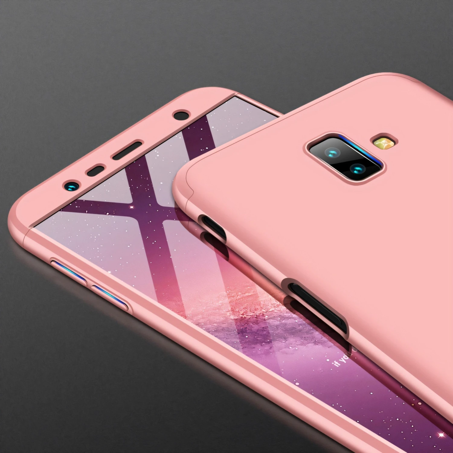 Coque Détachable Galaxy J6 Plus GKK Rose 6 Coque Détachable Galaxy J6 Plus GKK Rose – Image 4