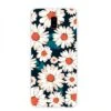 Coque Silicone Fantaisie Samsung Galaxy J6 Plus Marguerites Bleu -All For Phone Magasin coque galaxy j6 plus frac2817