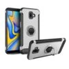 Coque Antichoc Galaxy J6 Plus Avec Anneau Rotatif Argent -All For Phone Magasin coque galaxy j6 plus frac2853