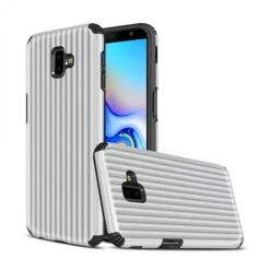 Coque De Protection Galaxy J6 Plus Suitcase Argent