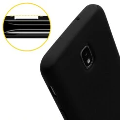 Coque Silicone Galaxy J7 2017 Soft Touch Noir -All For Phone Magasin coque galaxy j7 2017 frac3282 7