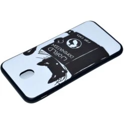 Coque Silicone Galaxy J7 2017 / J7 Pro Cat Reading Noir -All For Phone Magasin coque galaxy j7 pro frac2154 4