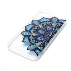 Coque Silicone Galaxy J7 2017 / J7 Pro Demi Fleur Transparent -All For Phone Magasin coque galaxy j7 pro frac2164 3