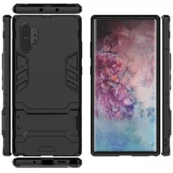 Coque Anitchoc Galaxy Note 10 Plus Hybride Avec Support Noir -All For Phone Magasin coque galaxy note 10 plus frac3913 7