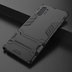 Coque Anitchoc Galaxy Note 10 Plus Hybride Avec Support Noir -All For Phone Magasin coque galaxy note 10 plus frac3913 8