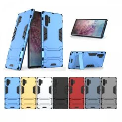 Coque Anitchoc Galaxy Note 10 Plus Hybride Avec Support Noir -All For Phone Magasin coque galaxy note 10 plus frac3913 9