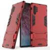 Coque Anitchoc Galaxy Note 10 Plus Hybride Avec Support Rouge -All For Phone Magasin coque galaxy note 10 plus frac3914