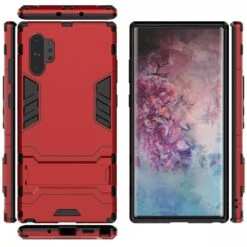 Coque Anitchoc Galaxy Note 10 Plus Hybride Avec Support Rouge -All For Phone Magasin coque galaxy note 10 plus frac3914 4