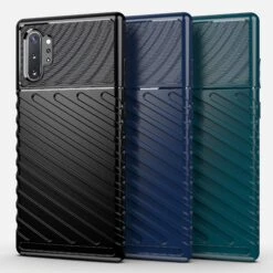 Coque Antichoc Galaxy Note 10 Plus Et Note 10 Plus 5G - Thunder Series Vert -All For Phone Magasin coque galaxy note 10 plus frac4123 1