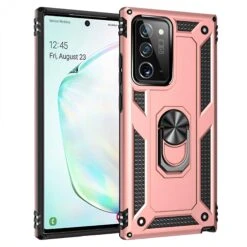 Coque Antichoc Galaxy Note 20 Hybrid Armor Avec Anneau - Rose