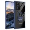 Coque Antichoc Galaxy Note 20 Ultra Hybride Transparent Avec Anneau - Bleu -All For Phone Magasin coque galaxy note 20 ultra frac3656