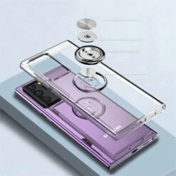 Coque Transparente Galaxy Note 20 Ultra Avec Anneau - Transparent -All For Phone Magasin coque galaxy note 20 ultra frac3673 3