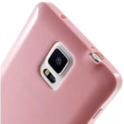 Coque Galaxy Note 4 Silicone Soft Rose -All For Phone Magasin coque galaxy note 4 frac1095 5