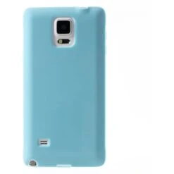 Coque Galaxy Note 4 Silicone Soft Bleu -All For Phone Magasin coque galaxy note 4 frac1096 1