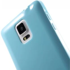Coque Galaxy Note 4 Silicone Soft Bleu -All For Phone Magasin coque galaxy note 4 frac1096 5