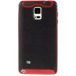 Coque Galaxy Note 4 Antichoc Silicone Hybrid Rouge -All For Phone Magasin coque galaxy note 4 frac1607 1