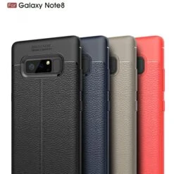 Coque Galaxy Note 8 Protection Litchi Rouge -All For Phone Magasin coque galaxy note 8 frac1789 2